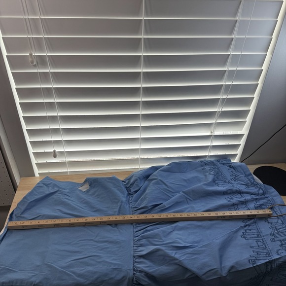 Disney Parks Dress Womens L? 40" Chest Blue Sleeveless Library Beauty Beast - Picture 13 of 14